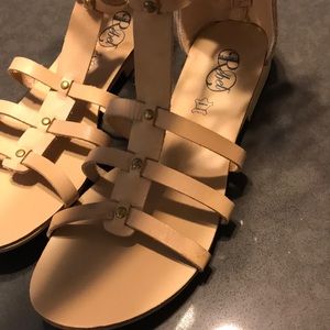 Nude Sandals Leather 6.5-7